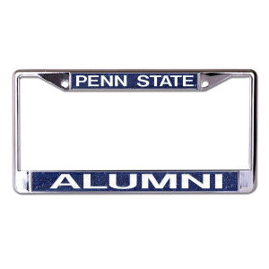 license plate frame metal with glitter Penn State Alumni